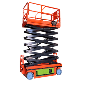 新型长定GTJZ12自走式剪叉式电动高空作业平台13.80m作业高度2人载高 - Product Image 1