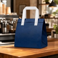 Sac isotherme non tissé personnalisé en gros, sac de livraison jetable pour café, imperméable, écologique et léger