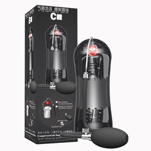 2 in 1 TPE製男性用オナホールカップ、バイブレーション機能付き勃起補助セックス玩具、男性用ペニス増大ポンプ、性的能力向上 - Product Image 3