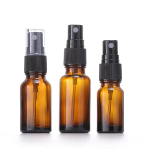 Botella de spray de niebla fina de perfume de cristal ámbar vacío cosmético personalizado 5ml 10ml 15ml 20ml 30ml 50ml 100ml - Product Image 2