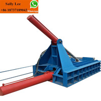 Machine de presse hydraulique horizontale de bidons en aluminium de ferraille de métal
