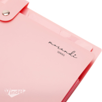 Nouvelle Classeur Accordéon Premium Série Morandi à 5 Poches en Plastique PP, Format A4/Letter, Organisateur Scolaire et de Bureau, Produits de Classement