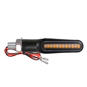 ไฟเลี้ยว LED มอเตอร์ไซค์ 12 ดวง รุ่น 2835SMD DRL สีขาว พร้อมไฟเลี้ยวแบบไล่ระดับสีเหลืองอำพัน ขนาดเล็ก - Product Image 2