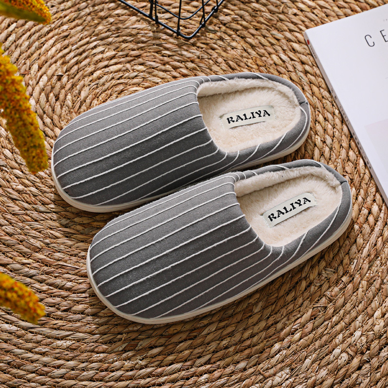 Home Winter Warm Cotton Slippers Women Indoor Soft Thickened Plush Slippers Wholesale