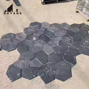 Quyang ngoài trời đá tự nhiên gạch ngẫu nhiên hình dạng bất thường lát đá <span class=keywords><strong>Slate</strong></span> đá cho cảnh quan - Product Image 5