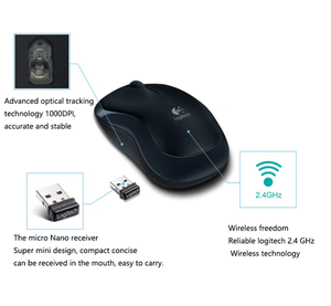 B175 <b>Wireless</b> <b>Mouse</b> 1000dpi 2.4ghz Office Original 100% Wholesale B175 <b>Wireless</b> <b>Mouse</b> - Product Image 2