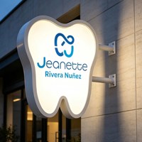 Enseigne publicitaire suspendue LC Sign, double face, 3D, LED, en aluminium, étanche, boîte à lumière pour dentisterie, utilisation en extérieur