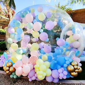 <span class=keywords><strong>Maison</strong></span> gonflable de rebond de bulle de décoration de fête dômes clairs gonflables tente d'enfants tente pleine d'entrain tente gonflable de dôme de ballon - Product Image 4