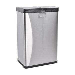 60L Hotel Room Office Kitchen for <strong>Recycle</strong> <strong>Bin</strong> <strong>Dual</strong> Liners <strong>Recycle</strong> <strong>Bin</strong> With 2 Compartments for Commercial Trash <strong>Bin</strong> - Product Image 3