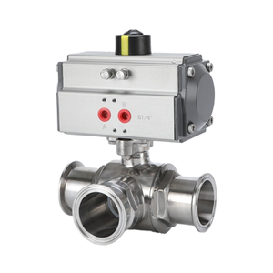 Abrazadera sanitaria SS304 <span class=keywords><strong>de</strong></span> clase T, válvula <span class=keywords><strong>de</strong></span> bola <span class=keywords><strong>de</strong></span> <span class=keywords><strong>3</strong></span> vías y 1 pulgada, Manual <span class=keywords><strong>de</strong></span> Instalación rápida, válvula <span class=keywords><strong>de</strong></span> bola eléctrica neumática personalizable OEM - Product Image 5