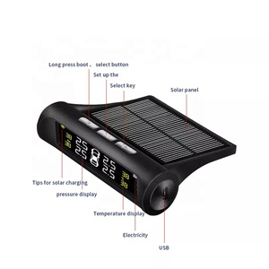 Top Seller sistema di monitoraggio della pressione dei pneumatici per auto a energia solare digitale <span class=keywords><strong>TPMS</strong></span> sensore pressione pneumatici - Product Image 3