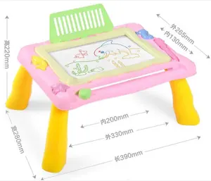 Warna-warni Anak-anak Magnetik Tablet Mainan Mainan Intelijen untuk Anak-anak Menggambar