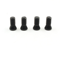 6-48 8-40 acier oxyde noir filetage fin T15 T10 tête creuse Torx tête filaire vis d'entraînement en étoile pour plaquettes carbure CNC