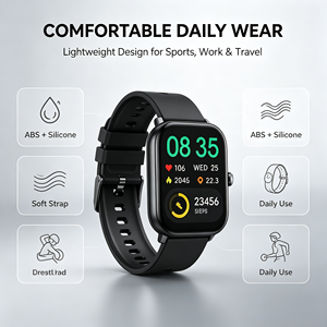 Smartwatch <span class=keywords><strong>con</strong></span> Batteria Sostituibile, <span class=keywords><strong>Bluetooth</strong></span> 5.0, Fitness Tracker <span class=keywords><strong>con</strong></span> Monitoraggio della Frequenza Cardiaca, Batteria a Lunga Durata da 200mAh, Orologio Sportivo Intelligente - Product Image 6