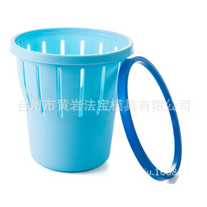 Moule en plastique pour poubelle de table domestique sans couvercle, à anneau de pression, moulage par injection, pour articles de nécessité quotidienne - Product Image 2