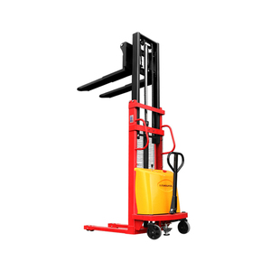 Chariot élévateur à palettes autochargeur JICHUAN semi-électrique hydraulique 1,5t Batterie rechargeable Garantie 1 an - Product Image 1