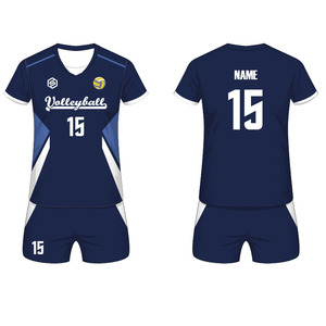 China machen billige Sublimation Team Volleyball Trikot Mann und Frau Red Volleyball Sportswear - Product Image 3