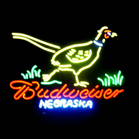 Budweiser bier kunstwerk neon venster teken