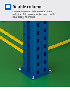 238 Estanterías de palés personalizadas, almacenamiento de almacén, estante de almacén resistente, estantes apilables, estantes, estante de palés y estante industrial - Product Image 4