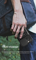 Échantillon gratuit Lentille coulissante Fenêtre Couverture Mobile Téléphone Cas pour iPhone XS XR MAX