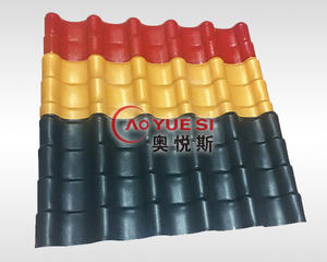 Lastra per tetto in plastica Gazebo ondulato per tetto in plastica fibra di carbonio ASA piastrella in resina sintetica - Product Image 6