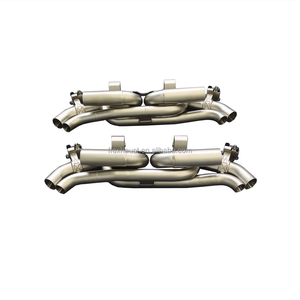 Échappement en acier inoxydable pour <span class=keywords><strong>Porsche</strong></span> <span class=keywords><strong>911</strong></span> <span class=keywords><strong>992</strong></span> 3.0T Carrera <span class=keywords><strong>4S</strong></span>, système d'échappement avec commande de soupape - Product Image 1
