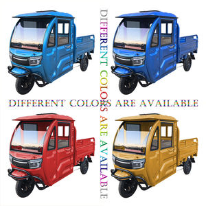 Tricycle Électrique de Qualité <span class=keywords><strong>à</strong></span> Cabine Fermée, 2 Portes, Grande Puissance 800W 900W 1000W, Robuste pour le Transport de Marchandises - Product Image 6