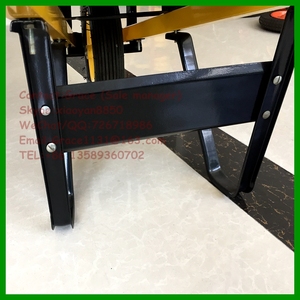 <span class=keywords><strong>Brouette</strong></span> en acier de construction résistante de 200kg 100L <span class=keywords><strong>110L</strong></span> chariot concret industriel avec le métal durable de poignée carrée pour des jardins - Product Image 5