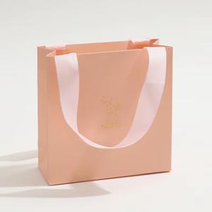 Bolsa de Compras de Papel con Logotipo Personalizado, Mini Bolsa de Regalo Plegable con Impresión Artística a Color para Pulseras, Pendientes, Collares, Anillos y Joyería - Product Image 6