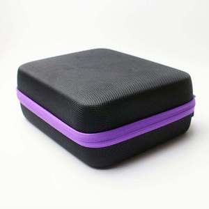 Étui de rangement portable et tendance sur mesure pour le voyage, avec fermeture éclair et rembourrage en mousse EVA pour huiles essentielles, vente en gros - Product Image 3
