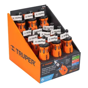 BOX 12 Tournevis à cliquet avec 6 embouts doubles, TRUPER - Product Image 2