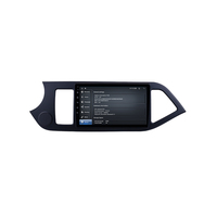 Pemutar MP5 Android 12.0 9 inci, bingkai kepala Unit mobil cocok untuk KIA PICANTO pagi LHD 2011 2012 2013 2014 Stereo layar Carplay