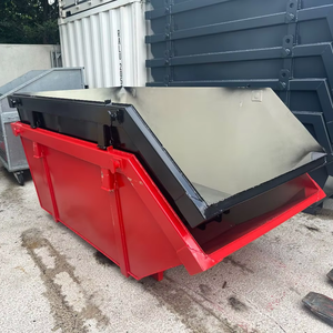 Autbound eco-friendly 6 metri cubi in acciaio Q235 saltare Bin Australia Standard di riciclaggio del carrello elevatore Dumpster macchine per il trattamento dei rifiuti - Product Image 2