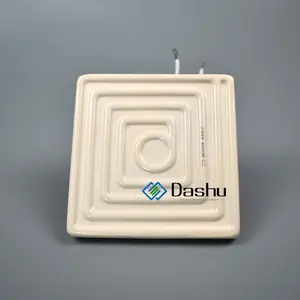 DaShu Ceramic Far Infrared Panel Radiators Heater Emitter 120*120mm 220v Heating Element For Thermoforming