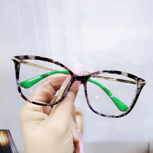 新しいメタルビジネスアイウェアファッションレトロ高品質近視メガネフレーム販売男性アンチブルーライトメガネ - Product Image 4