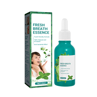 Essence buccale en gros portable, parfum menthe, fraîcheur dentaire, aux herbes, pour une haleine fraîche et l'élimination des odeurs buccales