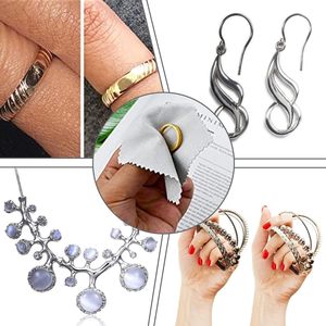 Paño Limpiador de Joyas de Gamuza y Microfibra 100% Poliéster con Logotipo Personalizado NOVISON, Empaque Individual de Cartulina de Lujo - Product Image 5
