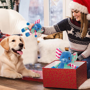 Hızlı teslimat karikatür sevimli küçük fil tilki interaktif oyuncak köpekler için çevre dostu dayanıklı peluş yumuşak <span class=keywords><strong>Pet</strong></span> çiğnemek gıcırtılı oyuncaklar - Product Image 5