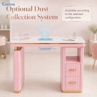 Station de travail pour ongles moderne, mobilier professionnel pour salon de manucure, table de manucure avec armoire de rangement pour salon de beauté