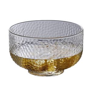 <span class=keywords><strong>Benuo</strong></span> Morden Bol à thé Matcha en verre texturé transparent de luxe résistant à la chaleur Bol à Matcha en verre de cérémonie - Product Image 1
