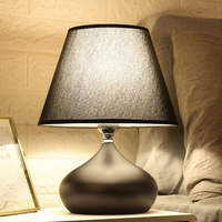 Lampe de bureau de luxe à télécommande, lampe de chevet américaine rétro pour chambre à coucher, éclairage créatif simple à induction pour la maison