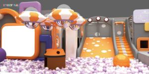 Aire de jeux intérieure pour enfants de haute qualité <span class=keywords><strong>maison</strong></span> de jeu commerciale thème de dessin animé carrousel de jeu doux pour les enfants - Product Image 4