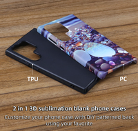 Coque Vierge Haute Qualité pour Téléphone Portable avec Transfert par Sublimation à Chaud, Housse Double Couche 2-en-1 en PBT Non Revêtu pour Séries iPhone 16 et 17