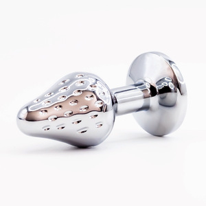 Juego de 3 tapones anales de cristal de una pieza en tallas S, M y L y tapón de masaje prostático metálico para hombres y mujeres - Product Image 3