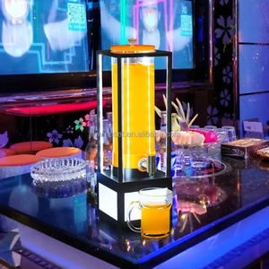 3L enfriador de cerveza Tower Draft Beer Juice Drink Dispensador de bebidas con luz LED Tubo de hielo y soporte - Product Image 5