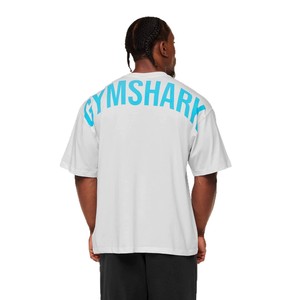 T-shirt Oversize da Uomo con Stampa Fantasia, 300 Grammi, Asciugatura Rapida, Traspirante, per Sport Estivi <span class=keywords><strong>e</strong></span> Fitness, in Cotone, Vestibilità Ampia - Product Image 5
