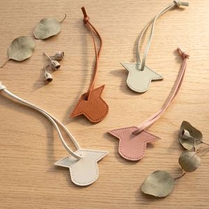 New Small House Pendant Handbag Charms <b>Ornament</b> Pu Leather Keychain Backpack & Tote Bag Purse Decoration - Product Image 3