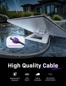 <span class=keywords><strong>Cable</strong></span> de Alimentación LISEN de 10 Pies y 18 AWG para Starlink Mini, <span class=keywords><strong>Cable</strong></span> de Carga USB-C Impermeable con Trenzado de Nailon para Antena Starlink Mini - Product Image 4