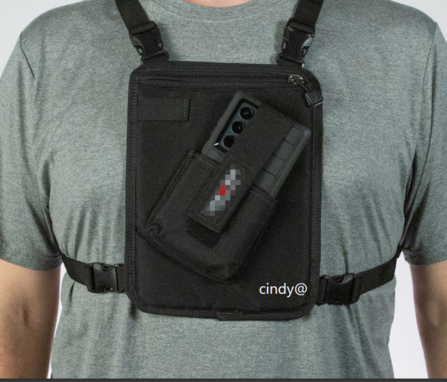 Smart Phone Chest Pack Running Vest Chest Phone Holder Adjustable Body Mount Belt Chest Strap Chest Harness with Phone Holder