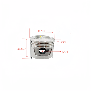 Pistón de orificio estándar de 47MM para HONDA CD70 JH70 CT70 SL70 ST70 XL70 70 <span class=keywords><strong>MOTORParts</strong></span> - Product Image 5